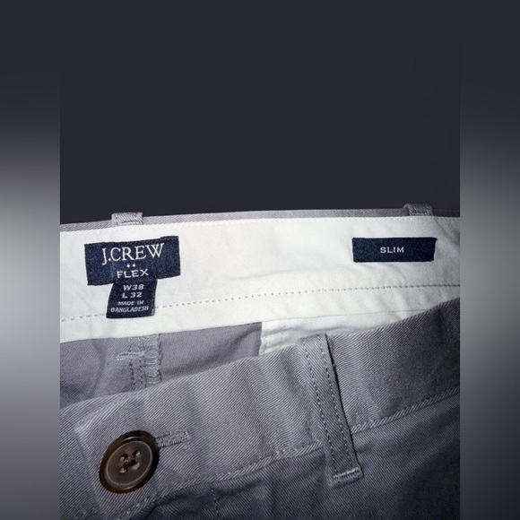 J. Crew Gray Chinos Versatile Modern Style - Picture 3 of 3